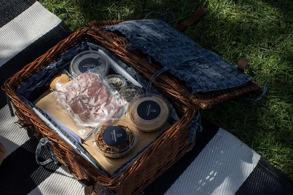 Photograph from Picnics at Hazendal: Bountiful Babushka Baskets