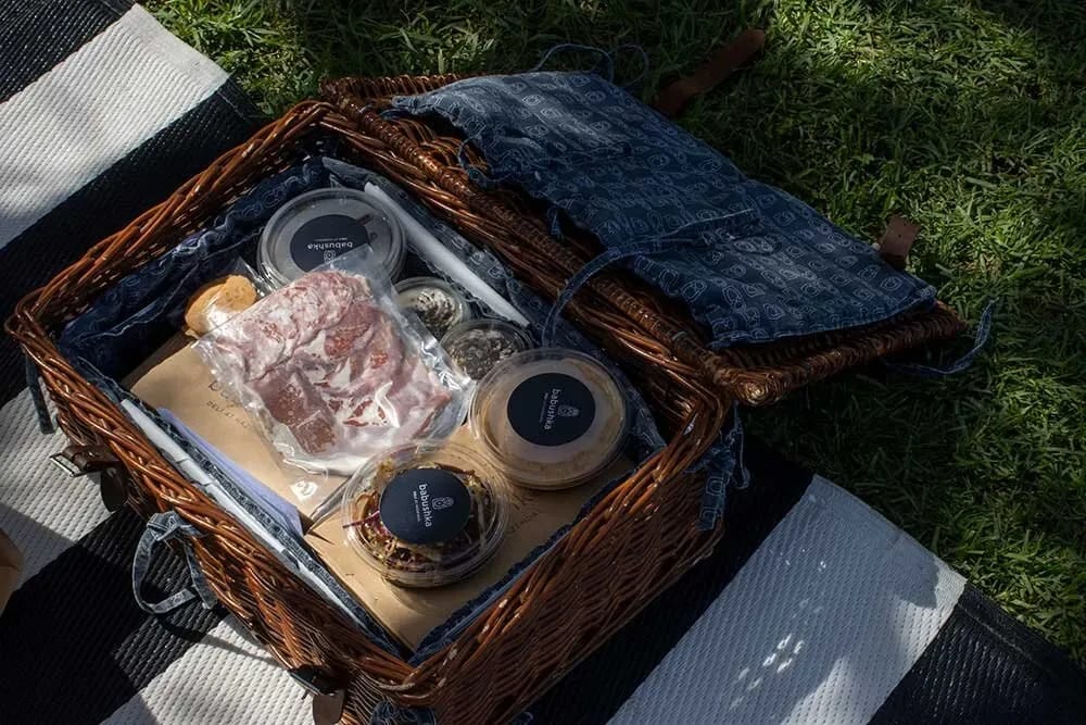 Photograph from Picnics at Hazendal: Bountiful Babushka Baskets